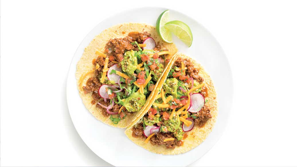 Tacos au chili au bœuf