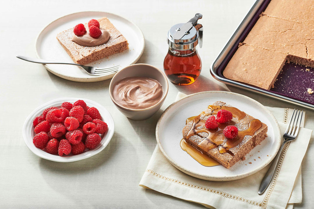 Chocolate Sheet Pan Pancakes