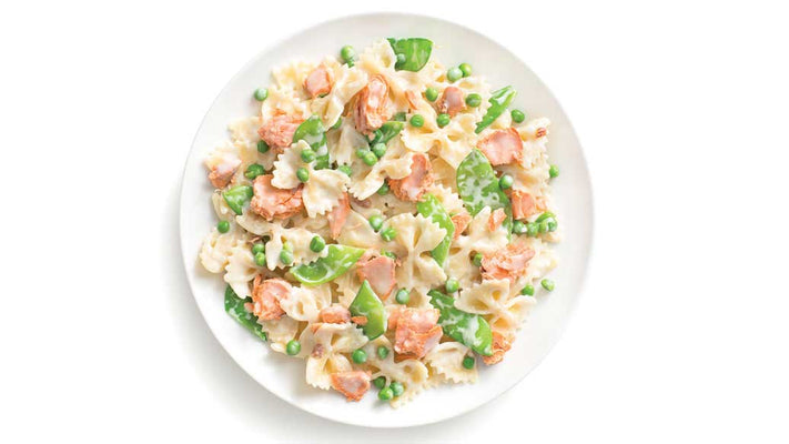 Pâtes Alfredo au saumon