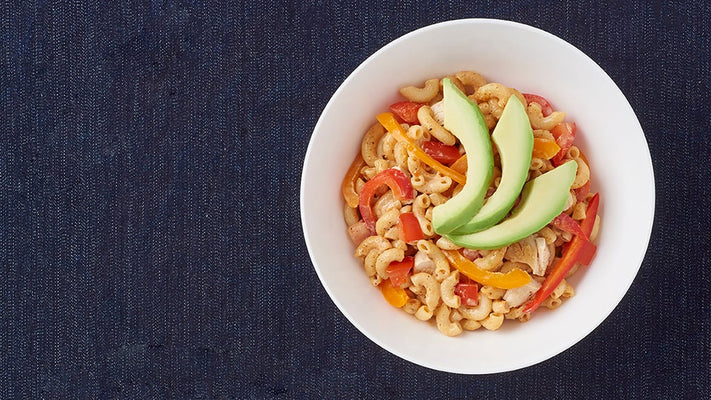 Macaroni au fromage au poulet taco