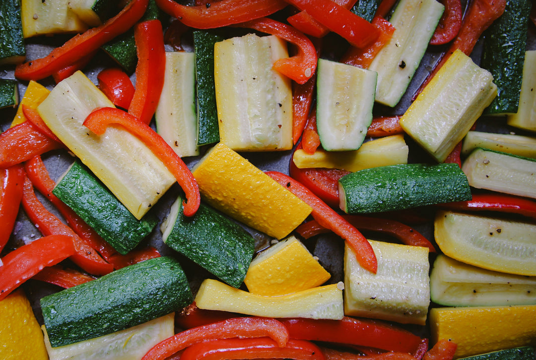 Légumes rôtis aux herbes et à l’ail