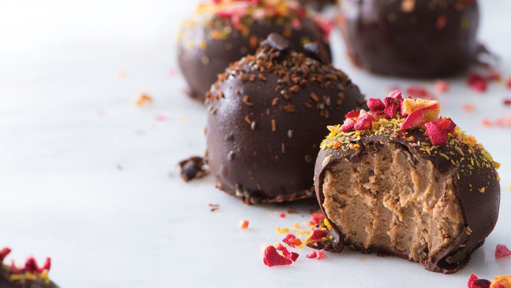 Truffes de gâteau au fromage au chocolat
