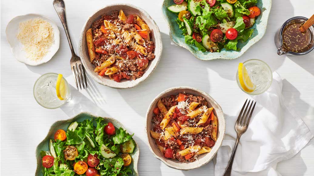 Pâtes au hamburger en un clin d’œil