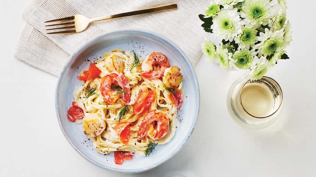Seafood Alfredo
