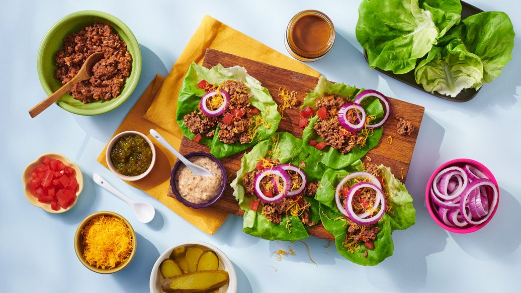 Cheeseburger Lettuce Wraps