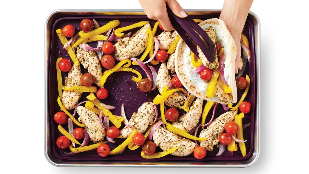 Souvlaki Sheet Pan Dinner