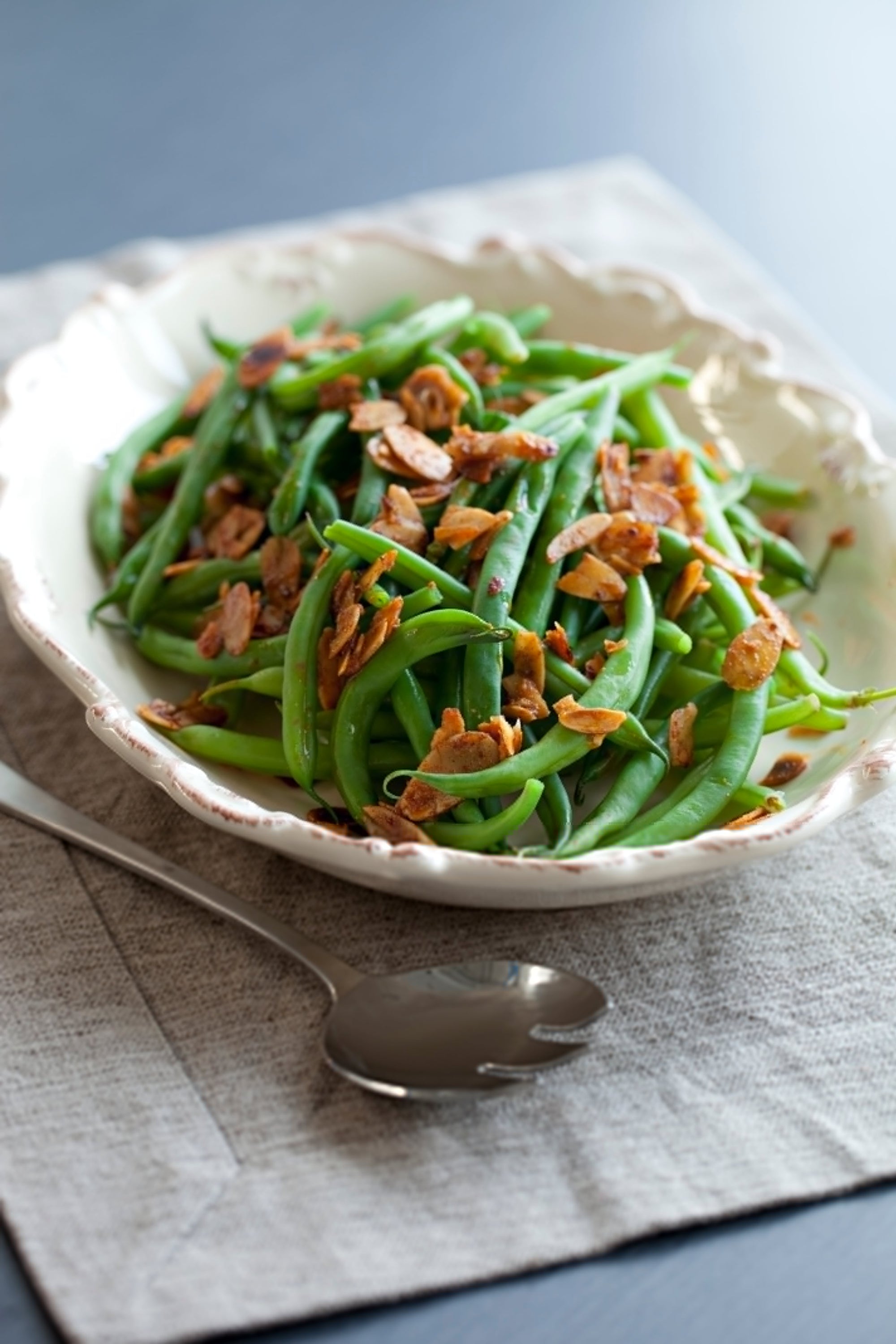 Haricots verts aux amandes