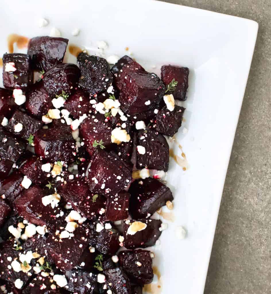 Roasted Beets with Goat Cheese