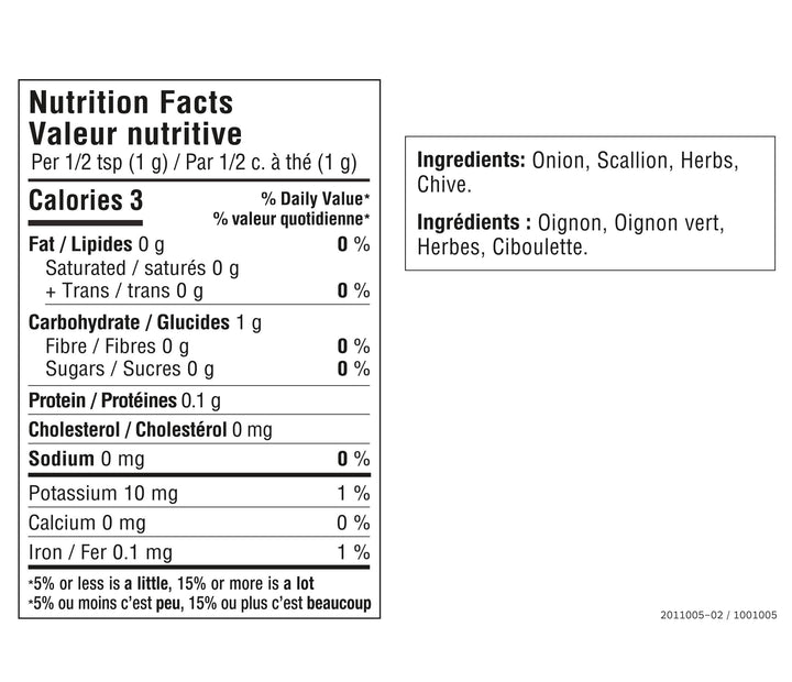 Mélange à trempette 3 oignons