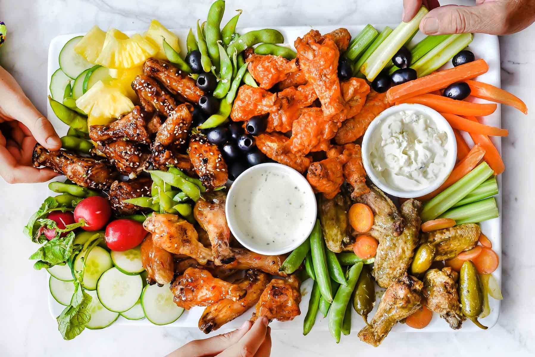 Oh Canada Crispy Baked Chicken Wings 