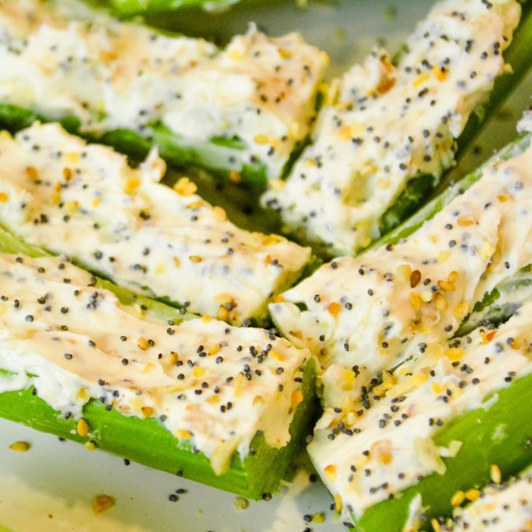 Everything Bagel Celery Bites
