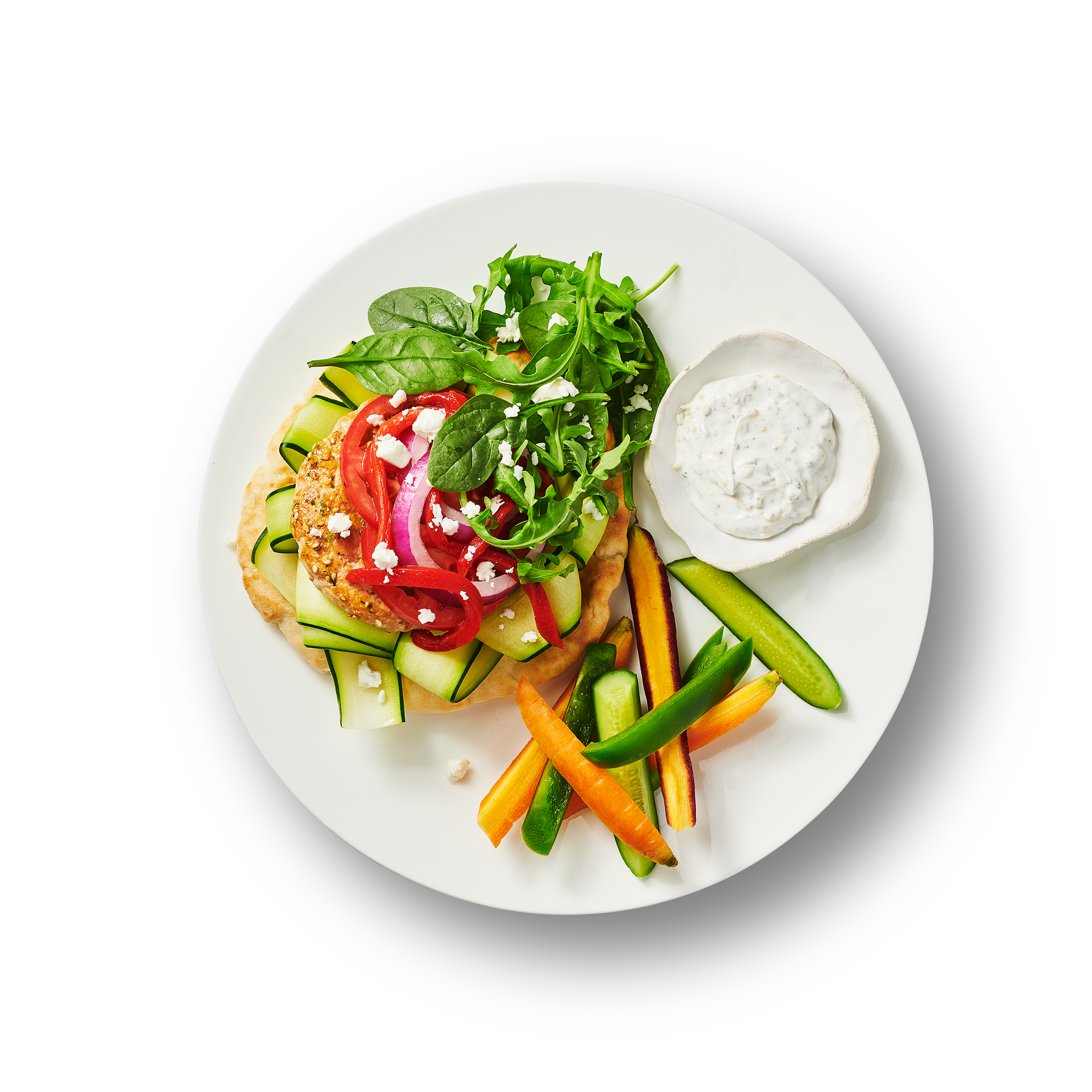 Burger à la grecque