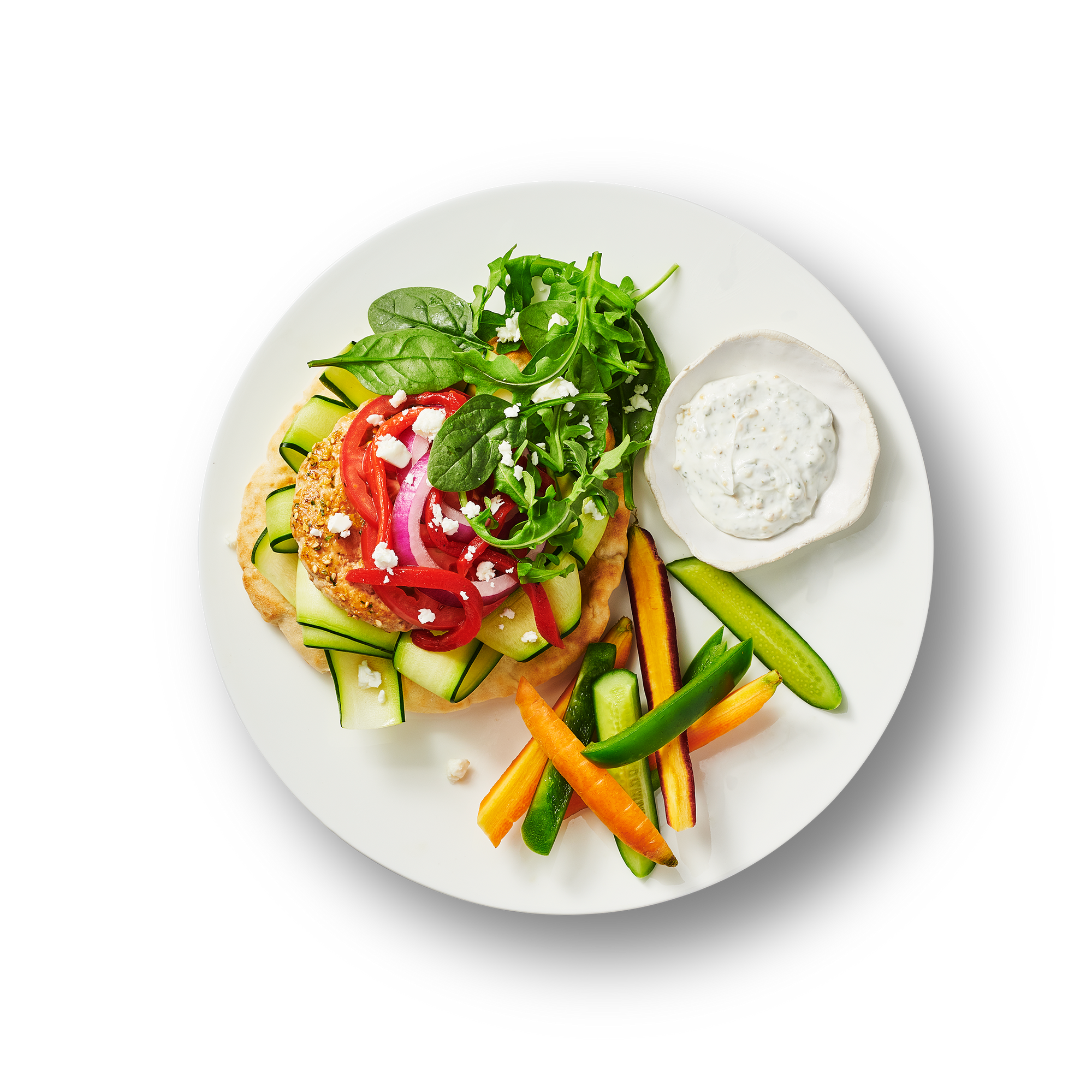 Burger à la grecque