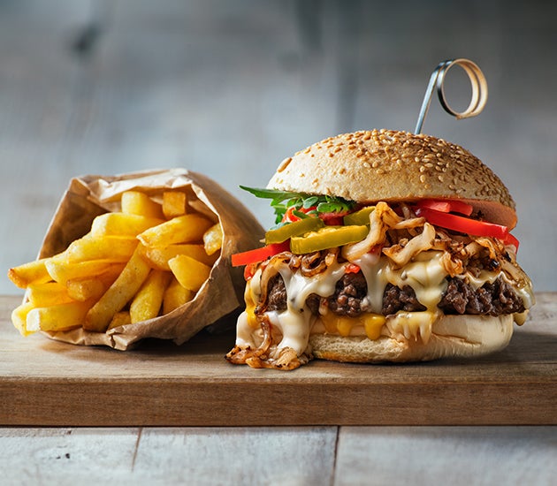 Philly Cheesesteak Burgers
