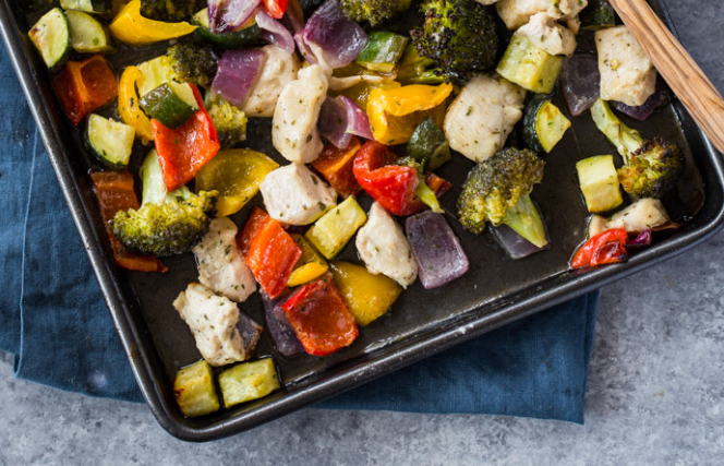 Sheet Pan Ranch Chicken
