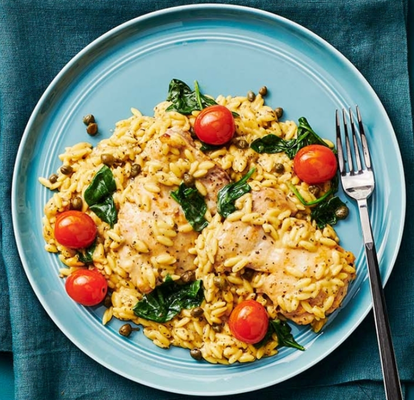 Poulet et orzo au citron - Lot de 3