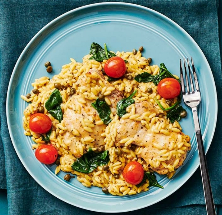 Poulet et orzo au citron - Lot de 3