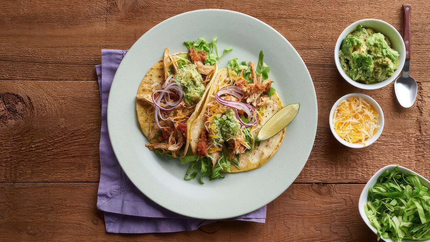 Slow Cooker Salsa Tacos