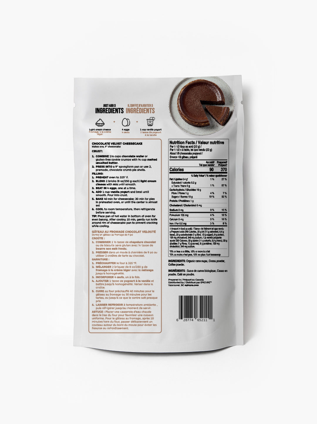 Chocolate Velvet Cheesecake