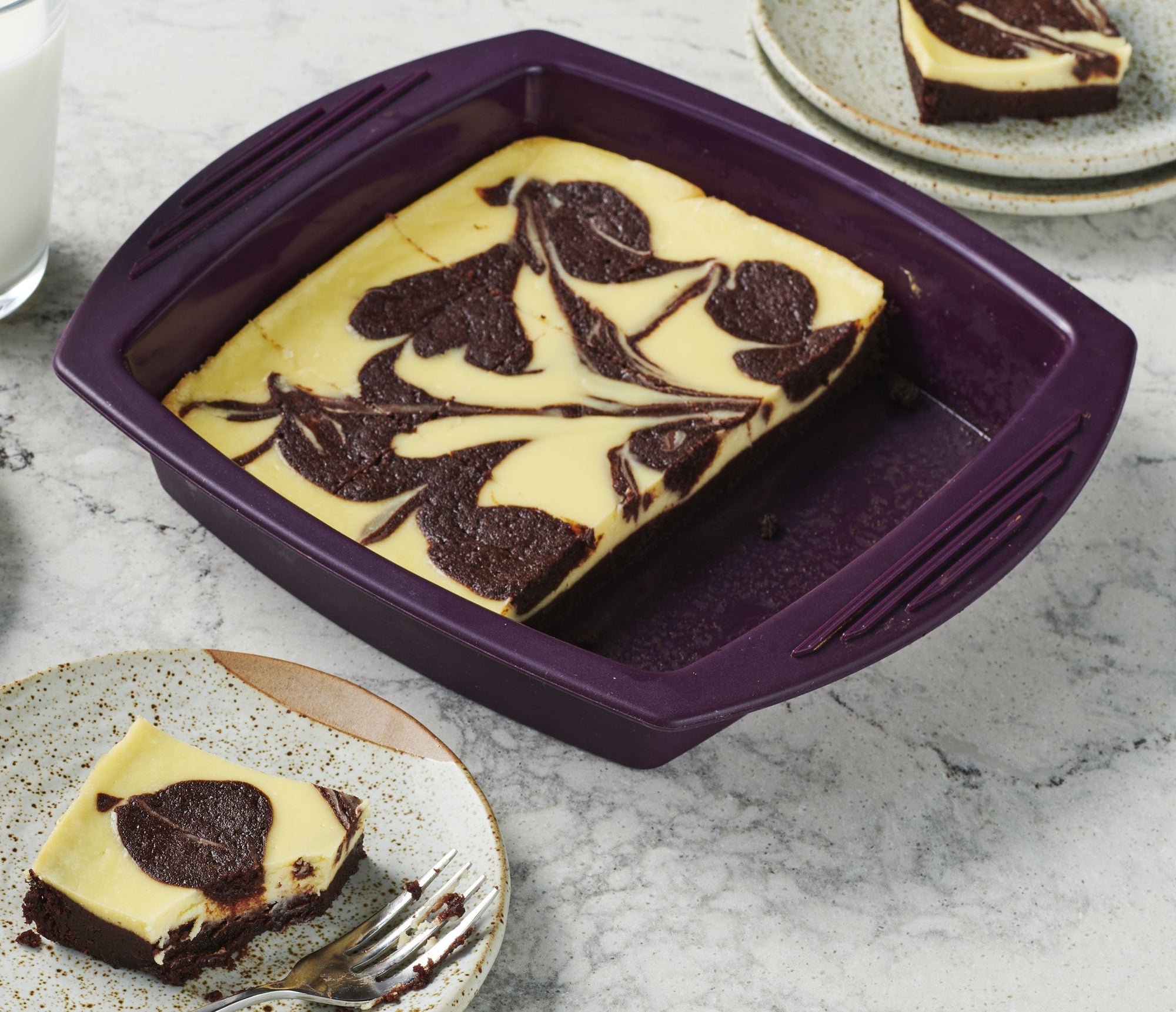 Brownies marbrés au fromage à la crème