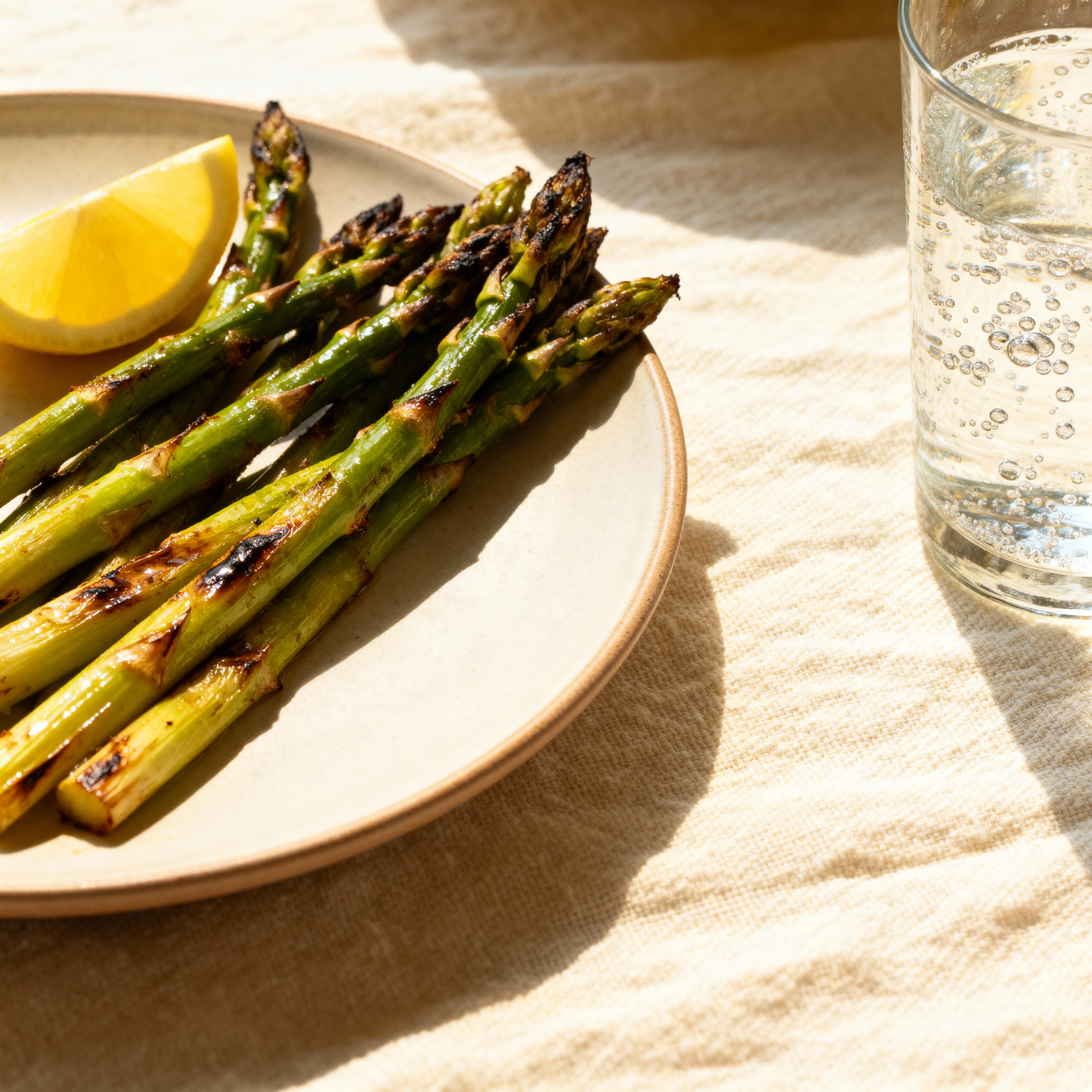 Roasted Asparagus with Garlic