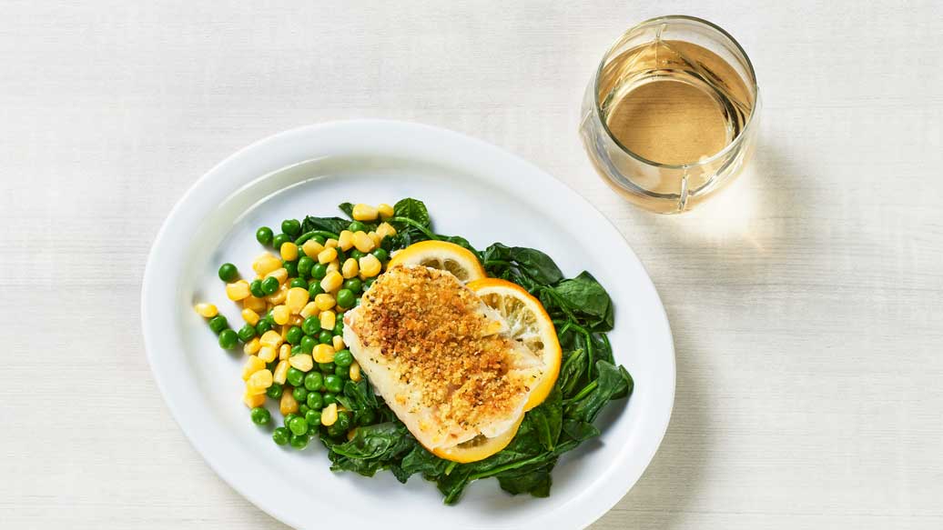 Herb & Garlic Baked Cod