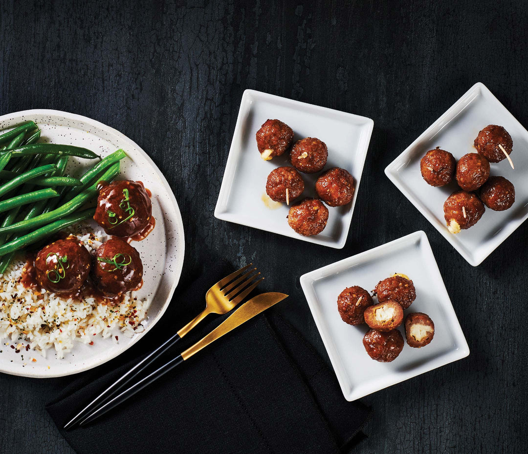 Boulettes de viande miel et ail