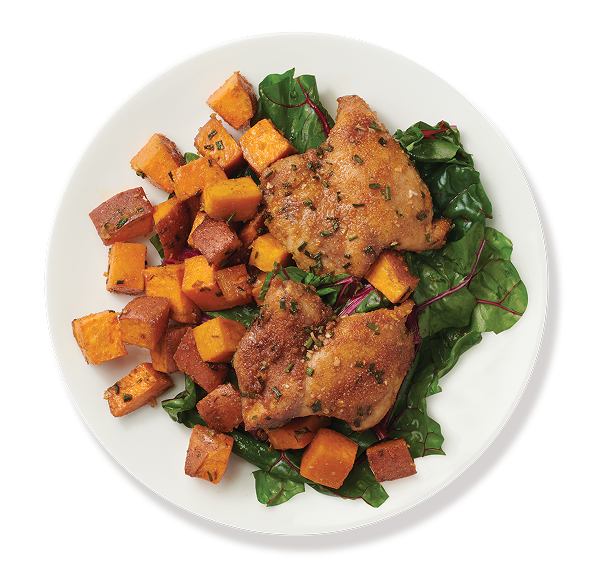 Poulet sucré à l'ail