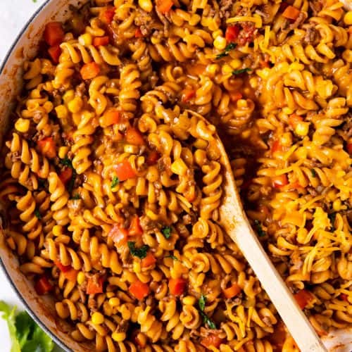 Cheesy Taco Pasta